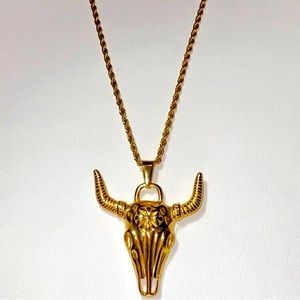 Gold Plated Animal Head